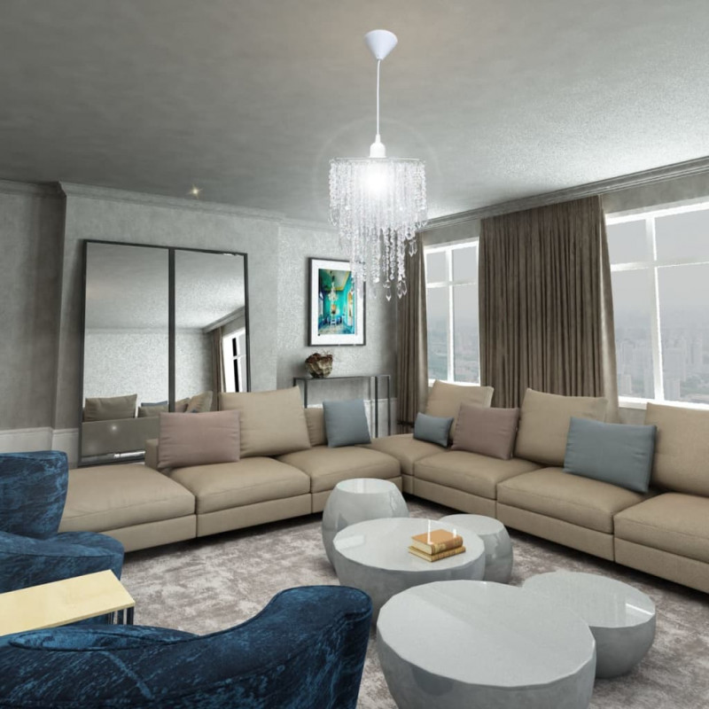 Żyrandol, 22,5 x 30,5 cm