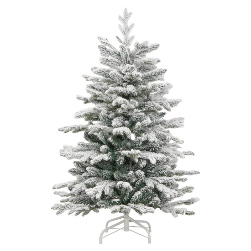 Sztuczna choinka zawiasowa, ośnieżona, 120 cm