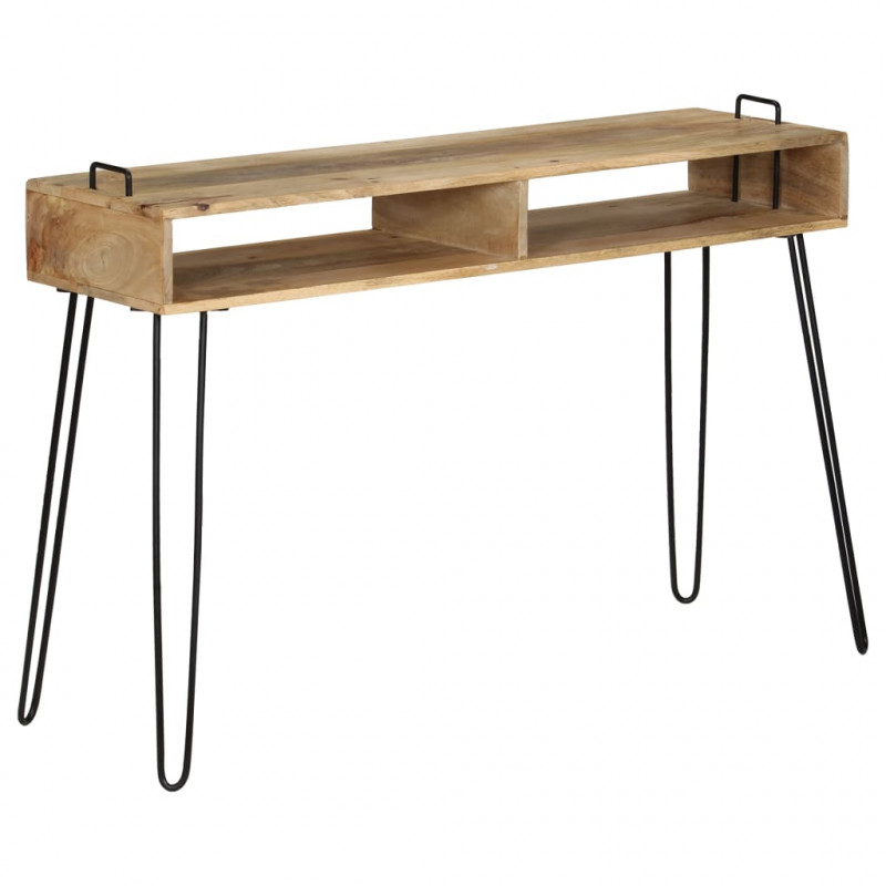 Stolik typu konsola z litego drewna mango, 115 x 35 x 76 cm