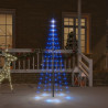 Choinka do montażu na maszcie, 108 niebieskich diod LED, 180 cm
