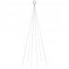 Choinka do montażu na maszcie, 108 niebieskich diod LED, 180 cm