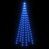 Choinka do montażu na maszcie, 108 niebieskich diod LED, 180 cm