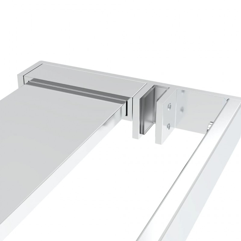 Półka ścienna do prysznica typu walk-in, chromowa, 90 cm