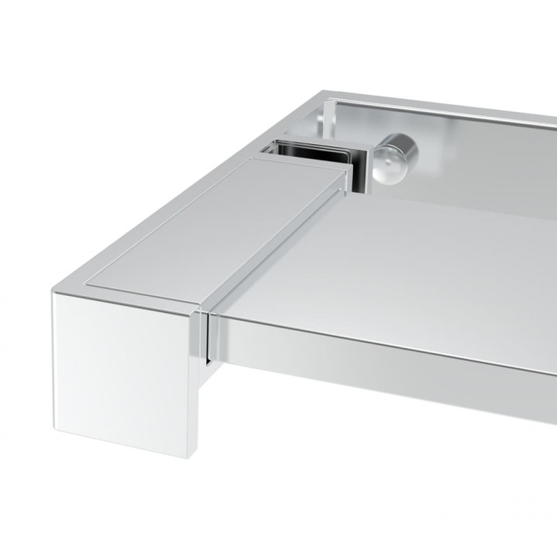 Półka ścienna do prysznica typu walk-in, chromowa, 90 cm