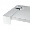 Półka ścienna do prysznica typu walk-in, chromowa, 90 cm