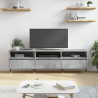 Szafka pod TV, szarość betonu, 150x30x44,5 cm