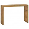 Stolik konsolowy, 110 x 35 x 75 cm, lite drewno tekowe