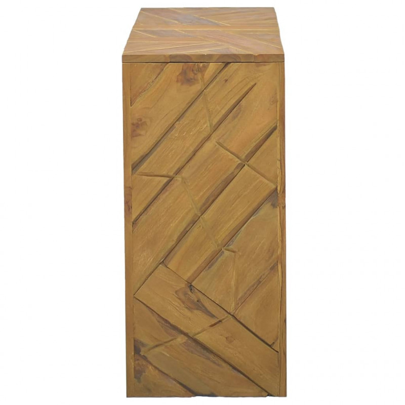Stolik konsolowy, 110 x 35 x 75 cm, lite drewno tekowe
