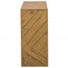 Stolik konsolowy, 110 x 35 x 75 cm, lite drewno tekowe