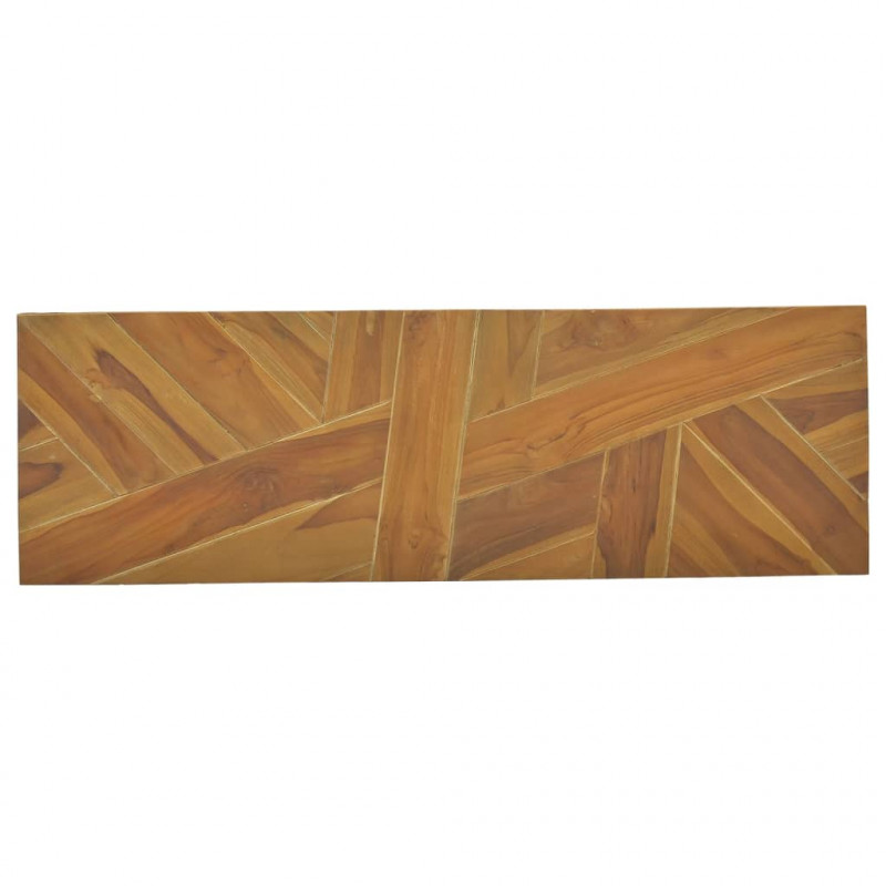 Stolik konsolowy, 110 x 35 x 75 cm, lite drewno tekowe