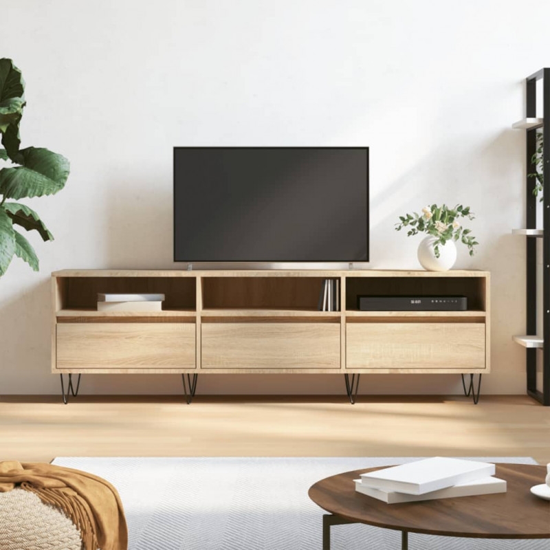 Szafka pod TV, dąb sonoma, 150x30x44,5 cm