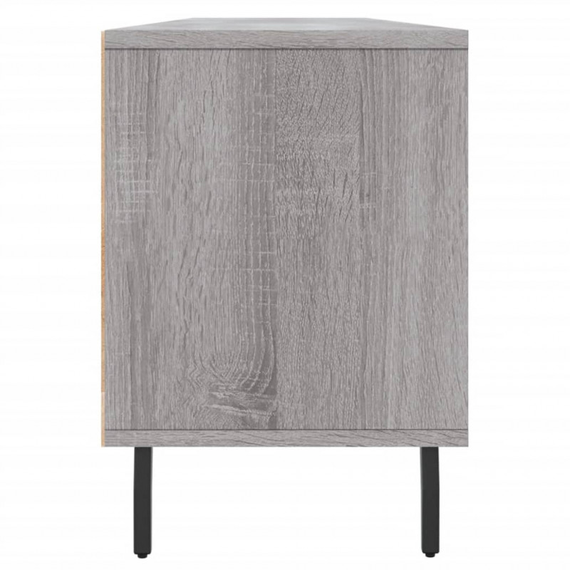 Szafka pod TV, szary dąb sonoma, 150x30x44,5 cm
