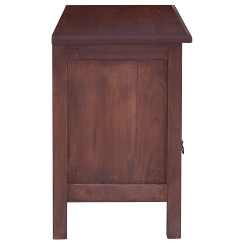 Szafka pod TV, klasyczny brąz, 100x30x45 cm, drewno mahoniowe