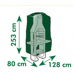 Nature Pokrowiec ochronny na grill ogrodowy, 253 x 128 x 80 cm