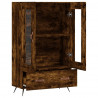 Wysoka szafka, przydymiony dąb, 69,5x31x115 cm