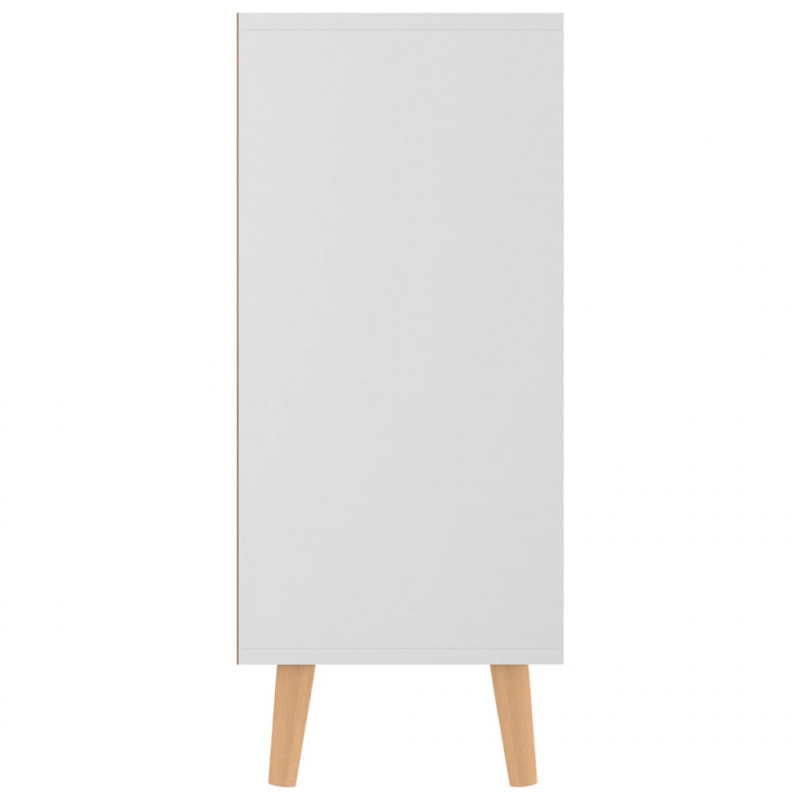 Szafka, biała, 90x30x72 cm, materiał drewnopochodny