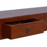 Stolik konsolowy, klasyczny brąz, 120x30x75 cm, mahoń