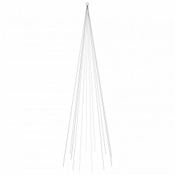 Choinka do montażu na maszcie, 732 kolorowych diod LED, 500 cm