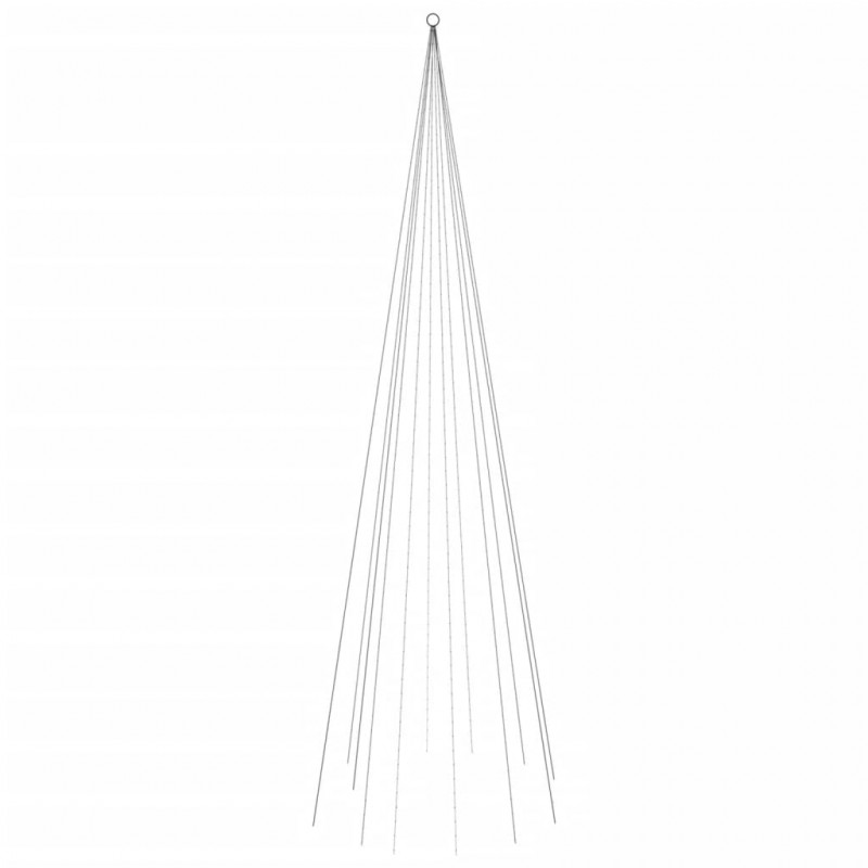 Choinka do montażu na maszcie, 732 kolorowych diod LED, 500 cm