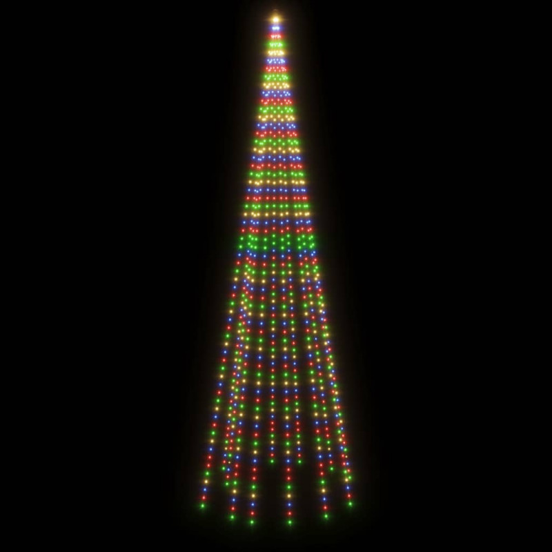 Choinka do montażu na maszcie, 732 kolorowych diod LED, 500 cm