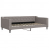 Sofa rozsuwana, kolor taupe, 100x200 cm, tkanina