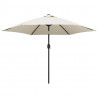 Parasol ogrodowy, biały, 3 m