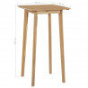 Stolik barowy, 60x60x105 cm, lite drewno akacjowe