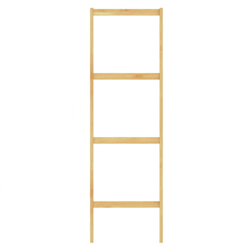 EISL Regał łazienkowy z 4 przegródkami, bambus, 34x33x110 cm