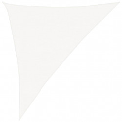 Żagiel przeciwsłoneczny, 160 g/m², biały, 3x4x5 m, HDPE