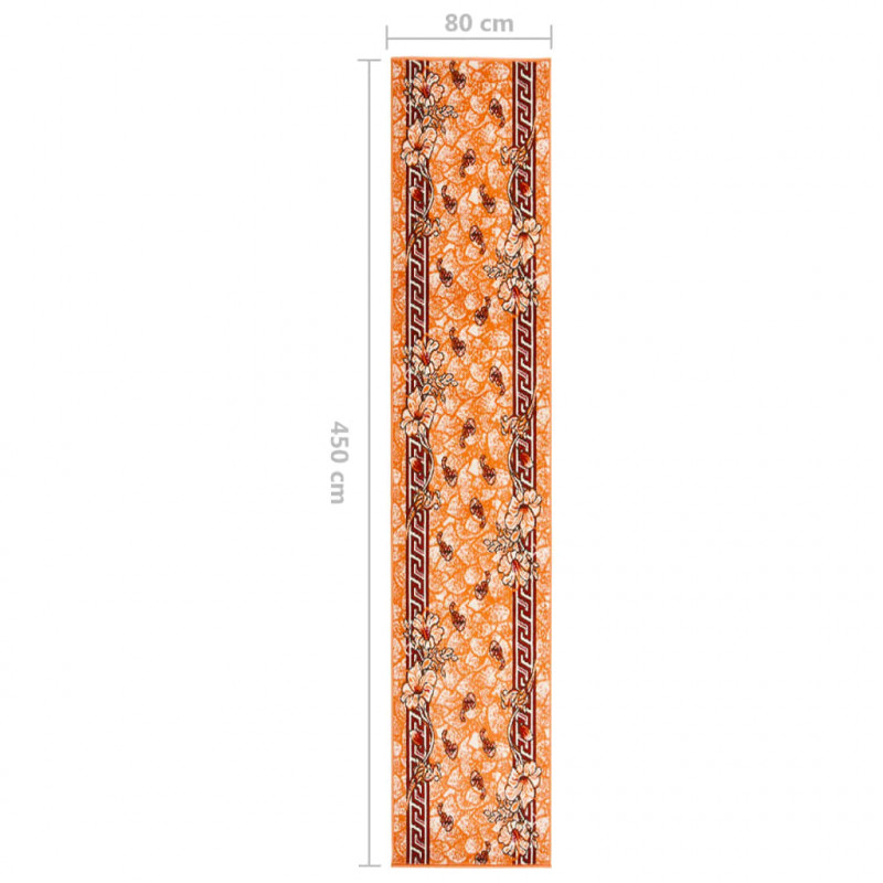 Chodnik dywanowy, BCF, terakota, 80x450 cm