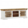 Szafka pod TV, 110x30x40 cm, lite drewno mango