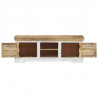 Szafka pod TV, 110x30x40 cm, lite drewno mango