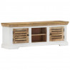 Szafka pod TV, 110x30x40 cm, lite drewno mango