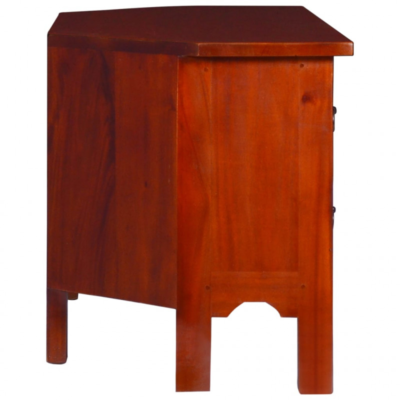 Szafka pod TV, klasyczny brąz, 100x40x45 cm, drewno mahoniowe