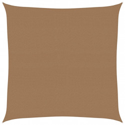 Żagiel przeciwsłoneczny, 160 g/m², taupe, 4,5x4,5 m, HDPE