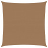 Żagiel przeciwsłoneczny, 160 g/m², taupe, 4,5x4,5 m, HDPE
