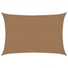 Żagiel przeciwsłoneczny, 160 g/m², taupe, 2x2,5 m, HDPE