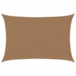 Żagiel przeciwsłoneczny, 160 g/m², taupe, 2,5x3,5 m, HDPE