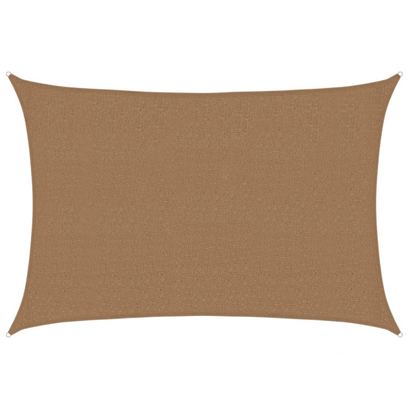 Żagiel przeciwsłoneczny, 160 g/m², taupe, 2,5x3,5 m, HDPE