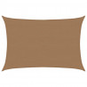 Żagiel przeciwsłoneczny, 160 g/m², kolor taupe, 4x5 m, HDPE