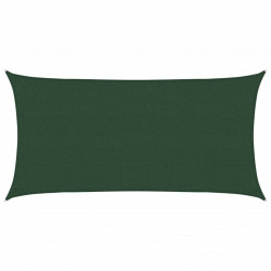 Żagiel przeciwsłoneczny, 160 g/m², ciemnozielony, 2,5x4,5 m