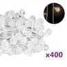 Lampki świąteczne, 40 m, 400 diod LED, ciepła biel, 8 funkcji