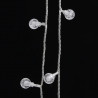 Lampki świąteczne, 40 m, 400 diod LED, ciepła biel, 8 funkcji