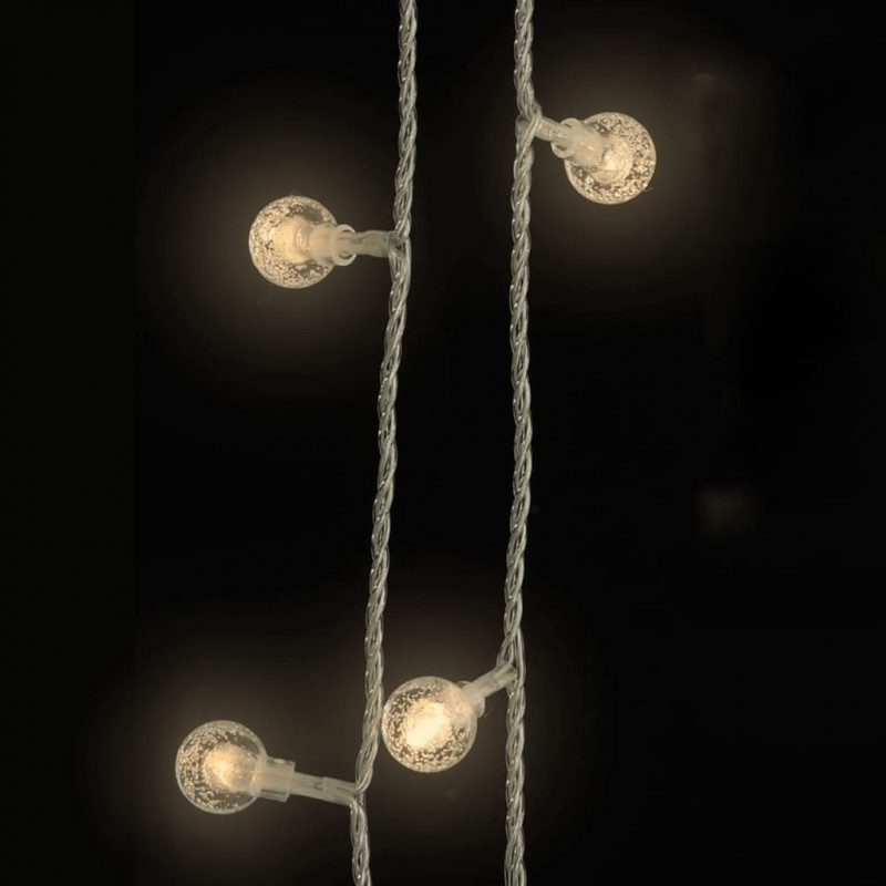 Lampki świąteczne, 40 m, 400 diod LED, ciepła biel, 8 funkcji
