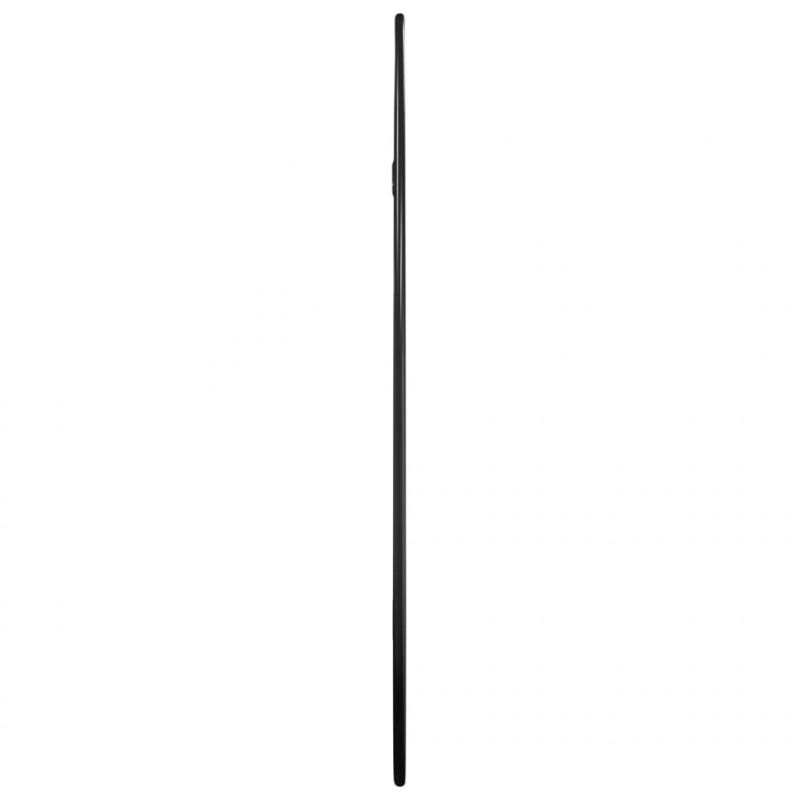 Lustro ścienne, czarne, 60x25 cm