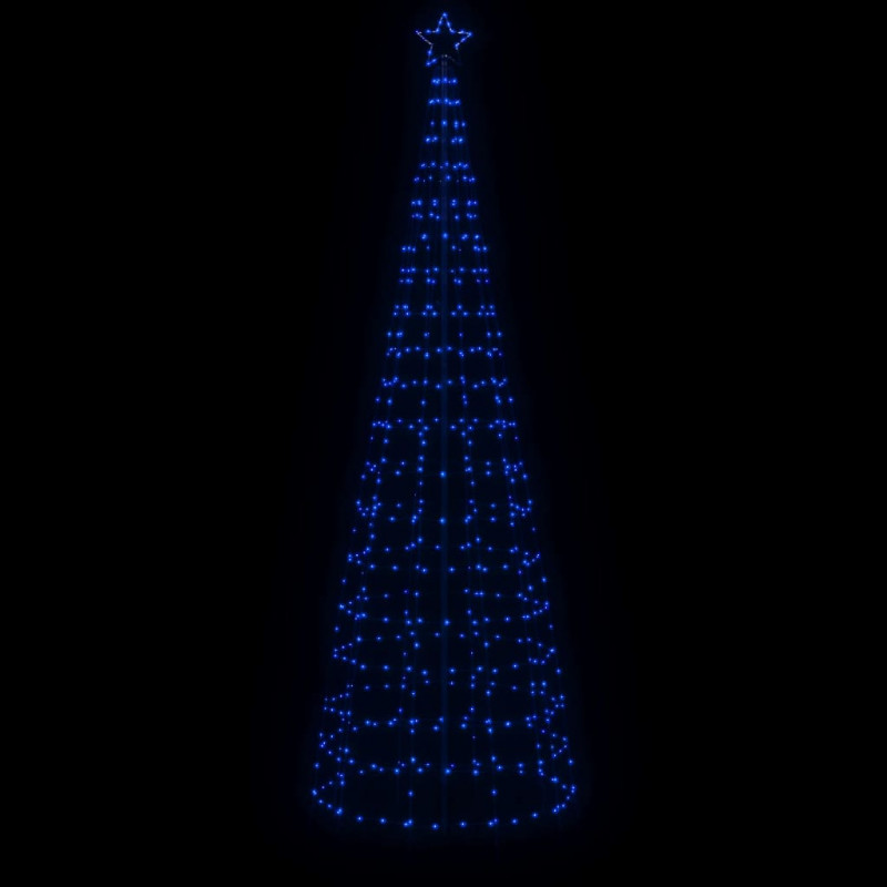Choinka z lampek, z kołkami, 570 niebieskich LED, 300 cm