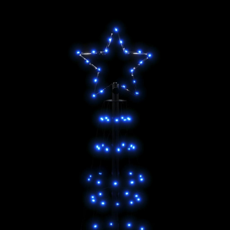 Choinka z lampek, z kołkami, 570 niebieskich LED, 300 cm
