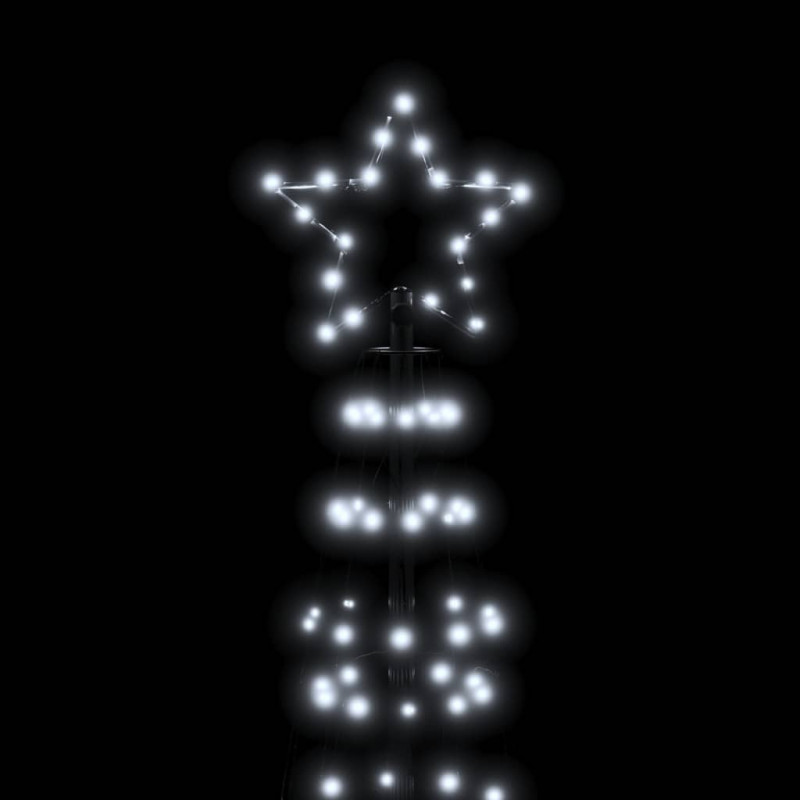 Choinka z lampek, z kołkami, 570 zimnych białych LED, 300 cm