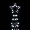 Choinka z lampek, z kołkami, 570 zimnych białych LED, 300 cm