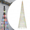 Choinka z lampek, na maszt, 1534 kolorowe LED, 500 cm